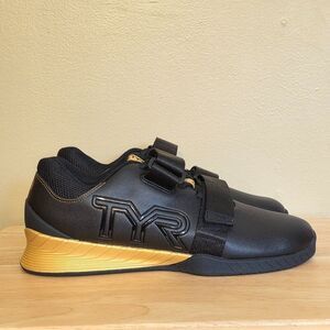 TYR L-1 Lifter Limited Edition Squat University Lifting Shoes Black Gold 11.5